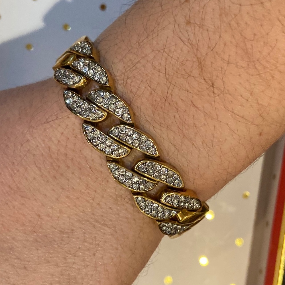 Juciy Couture Gold and Jeweled Bracelet